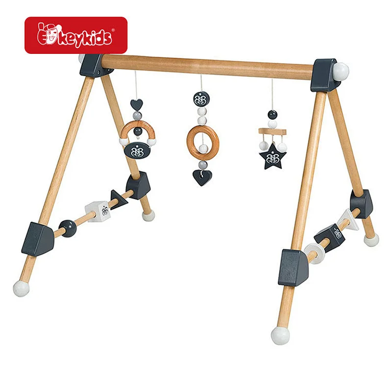3 in 1 Foldable Wooden Kids Kitchen Counter Stepping Stool with Safety Rail W08G403